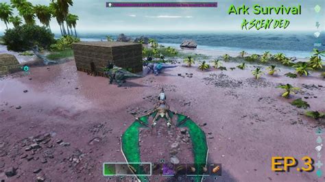 Ark Survival Ascended Base Location And Collecting Resources Youtube