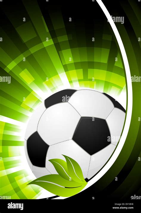 Bright soccer background in green color Stock Photo - Alamy