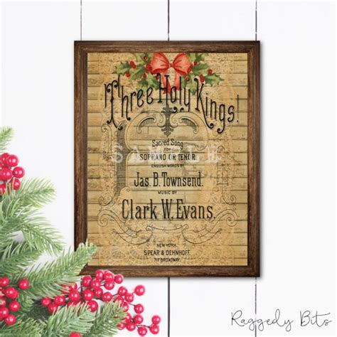 Vintage Three Holy Kings Printable Raggedy Bits