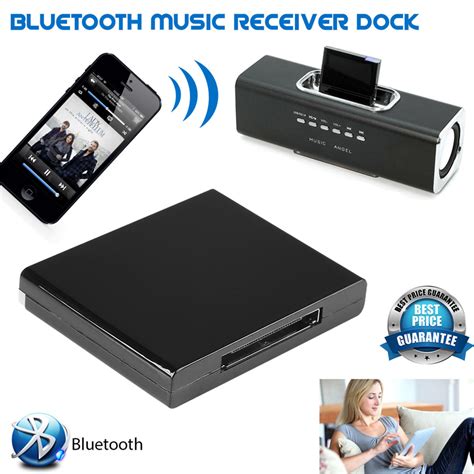 30 Pin Bluetooth Dock Adapter Wireless Music Audio Receiver For Ipad Iphone Ipod Ebay