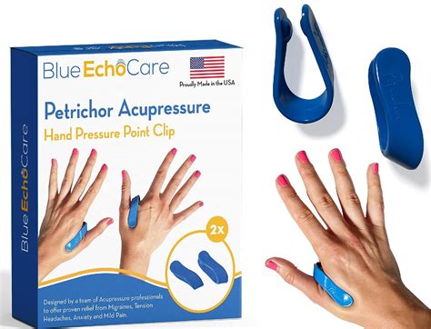 Buy Petrichor USA Made Acupressure Hand Pressure Point Clip All