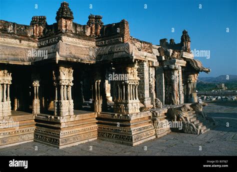 India Karnataka Hampi Dedicated To The God Vishnu The Vitthala