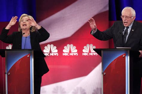 Clinton And Sanders Go Head To Head In Democratic Debate