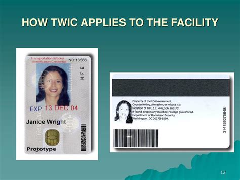 Ppt Transportation Workers Identification Credential Powerpoint