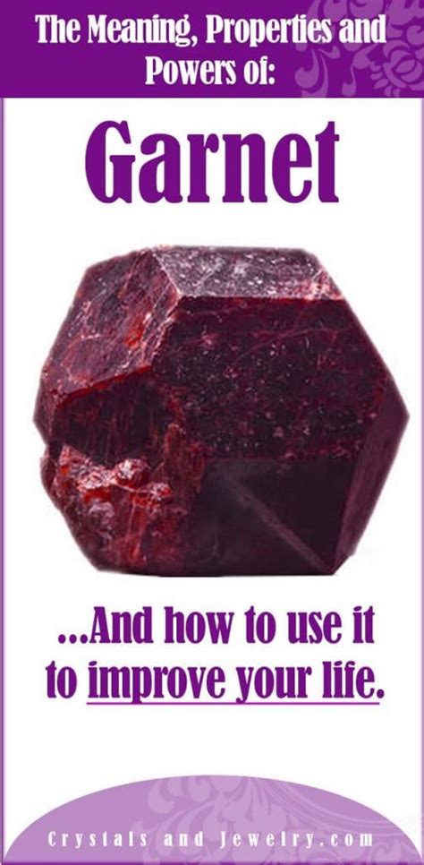 Garnet Meanings Properties And Powers The Complete Guide