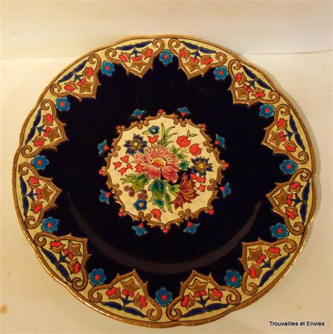 Assiette Longwy D Cor Renaissance Mp Chevallier Trouvailles