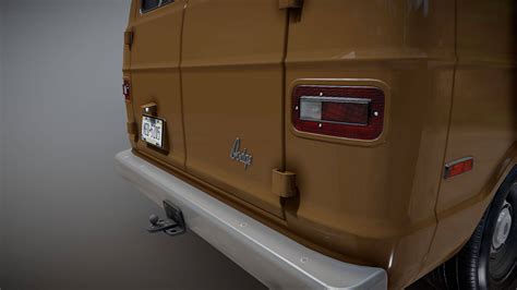 Dodge Tradesman 1971 Van - 3D Model by Veaceslav Condraciuc