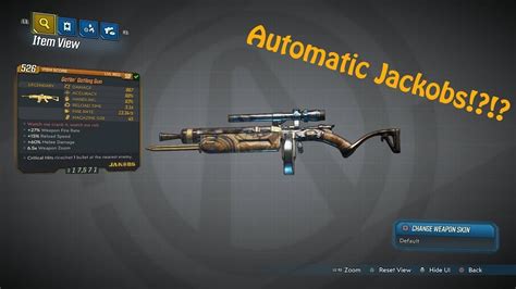 Borderlands 3 The Legendary Jacobs Assault Rifle Gatling Gun Youtube