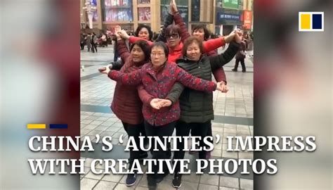 Chinese ‘aunties Impress With Creative Photo Poses South China