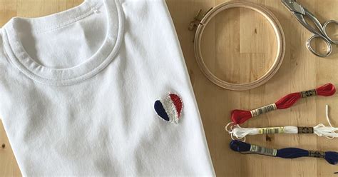 Tutoriel Facile Pour Broder Un Coeur Sur Un T Shirt Marie Claire