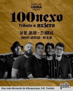 Tributo Nx Zero Banda Nexo Em Jo O Pessoa Sympla