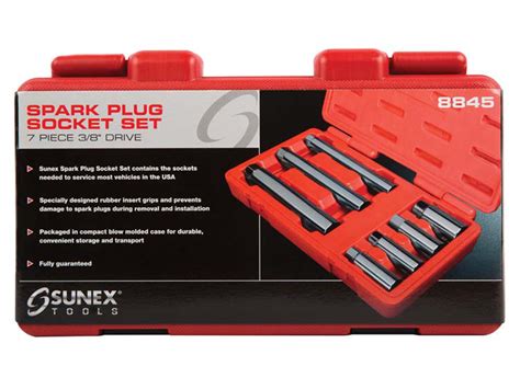 Low Price On Sunex 8845 7 Piece 3 8 Drive Spark Plug Socket Set At