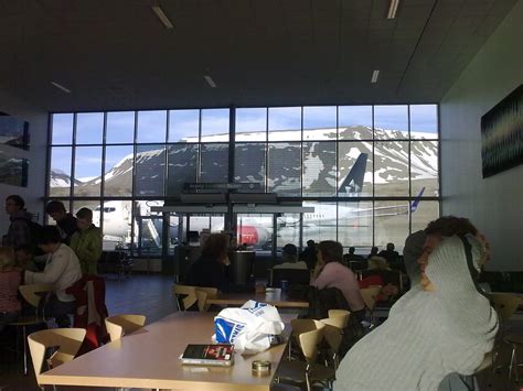 GORDON'S TRAVELS: Longyearbyen Airport Monday morning at 3 am.