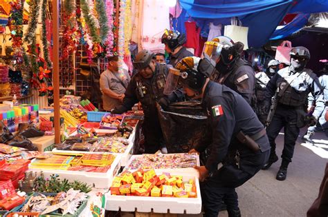 Decomisan Kg De Pirotecnia Durante Operativo En Mercado De Abasto