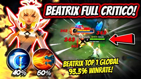 BEATRIX FULL DAÑO CRITICO ES UNA LOCURA BEATRIX TOP 1 GLOBAL 93 3