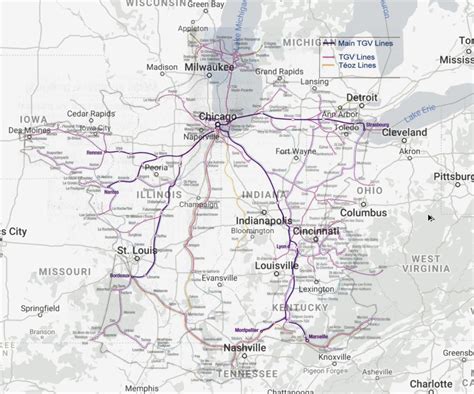 mapsontheweb: France’s inter-city high-speed...