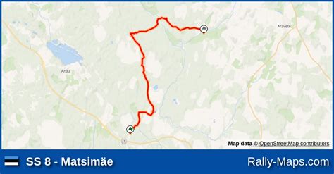 Ss 8 Matsimäe Stage Map Tallinn Rally 1993 Emv 🌍 Rally