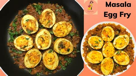 हैदराबादी मसाला अंडा फ्राई Masala Egg Fry Boiled Egg Fry Anda Tawa