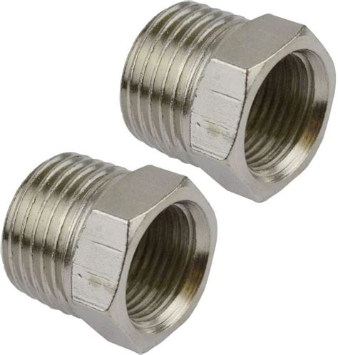 Adaptador De Rosca Hexagonal Macho BSP De 1 4 Pulgadas A 1 8 BSP Hembra