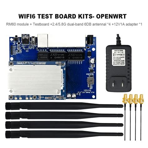 Dual Frequency Serial Port M Dulo WiFi OpenWrt WiFi6 AX Gigabit 5G HLK