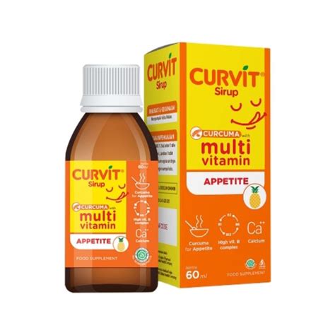 Jual Curvit Sirup Ml Kemasan Baru Shopee Indonesia