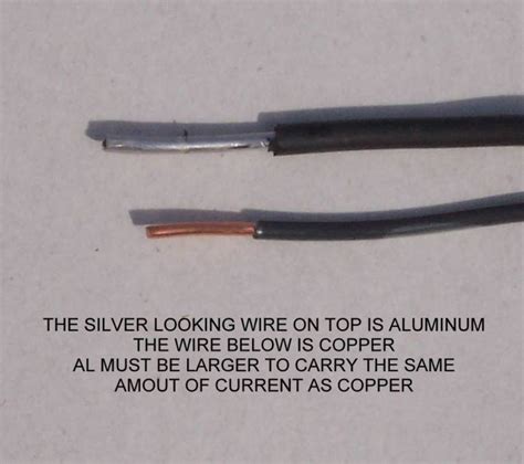 Copper Vs Aluminum Wiring Aluminum Vs Copper Wire Size