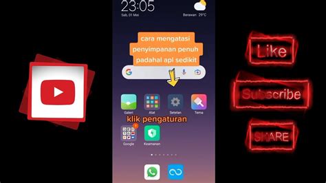 Cara Mengatasi Penyimpanan Penuh Pada Hp Xiaomi Simpel Dan Mudah Youtube