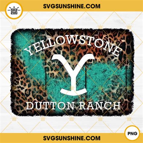 Yellowstone Dutton Ranch Leopard Png Yellowstone Png Digital Download