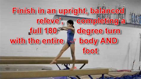 Usag Aau Gymnastics Level Balance Beam Routine Tutorial