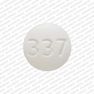 Pill Finder: 337 White Round - Medicine.com