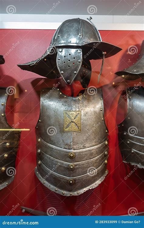 Medieval knight armor editorial stock image. Image of clothing - 283933099