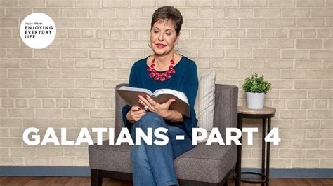 Galatians Part Joyce Meyer Enjoying Everyday Life Book Of