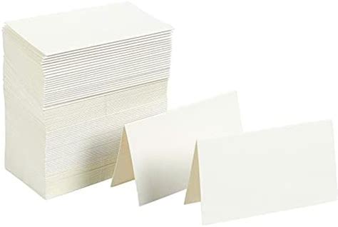 Amazon 100 Pack Place Cards For Table Setting Blank Name Cards