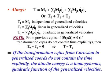 PPT Sect 1 6 Simple Applications Of The Lagrangian Formulation