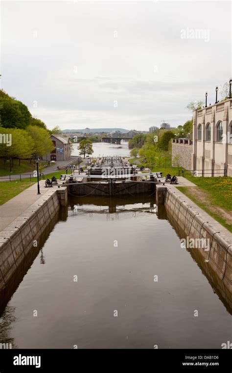 Rideau Canal locks in Ottawa Stock Photo - Alamy