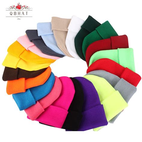 Autumn Winter Hats For Woman Men Children Beanies Caps Knitted