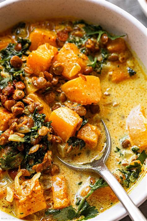 Butternut Lentil Stew Recipe – Butternut Squash Stew Recipe — Eatwell101