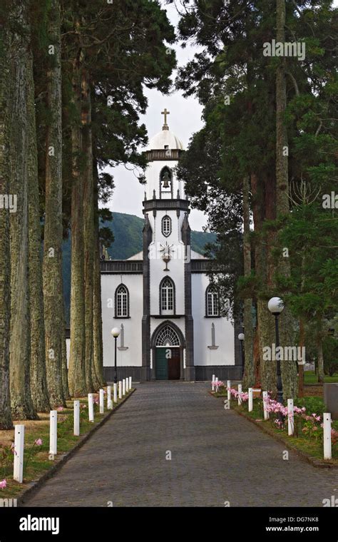 Church Sao Nicolau Sete Cidades Sao Miguel Island Azores