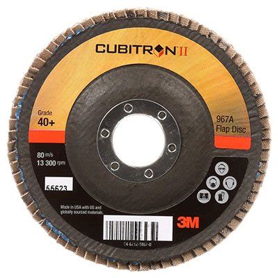 3M 7000148187 CUBITRON II FLAP DISC 967A T29 40 Y WEIGHT 4 1 2