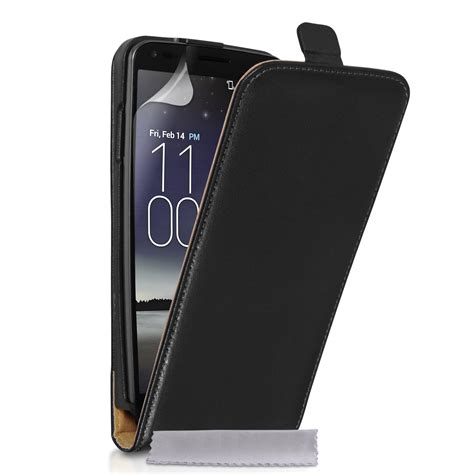 Caseflex Lg G Flex Real Leather Flip Case Black