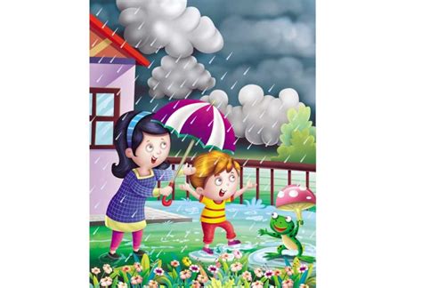 Rain Rain Go Away | Nursery Rhyme For Kids With Lyrics