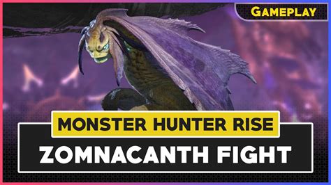 Monster Hunter Rise Somnacanth Fight Youtube