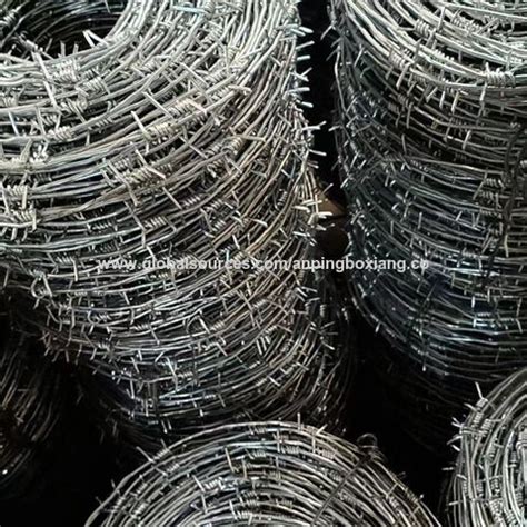 Bwg X Barbed Wire Galvanized Anti Theft Net Barbed Wire Protective