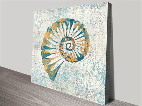 Coastal Beauty Seashell Canvas Wall Art Upwey Melbourne Australia