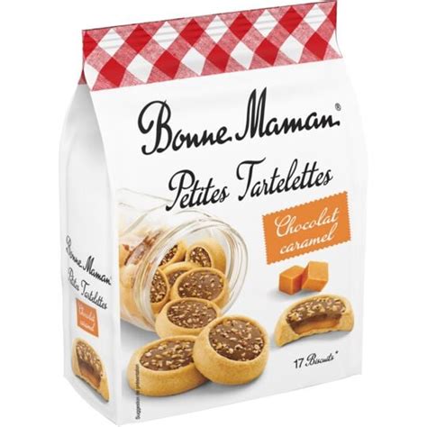 Biscuits Petites Tartelettes Chocolat Caramel Bonne Maman Le Sachet