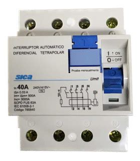 Disyuntor Diferencial Sica Tetrapolar X Ferreter A Cand Hermanos