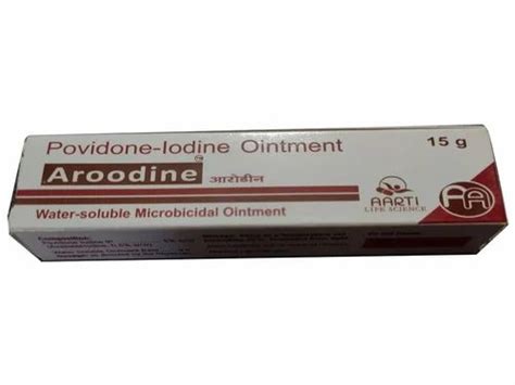 Povidone Iodine Ointment, For Skin To Decrease, Packaging Size: 15g at ...