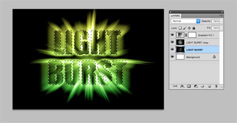 Text Effect Photoshop Tutorial: The Light-Burst Effect | Shutterstock