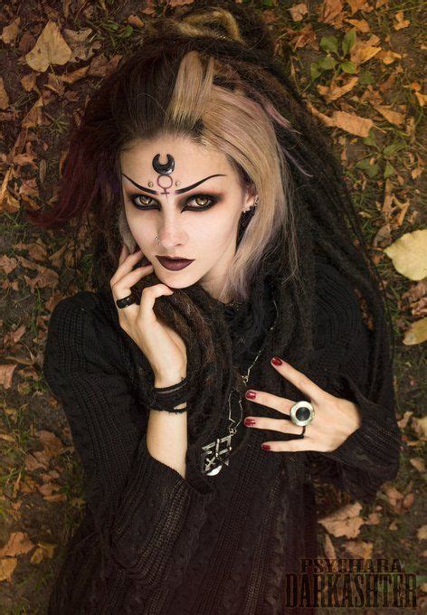 Goth Beauty Dark Beauty Dark Skirts Synthetic Dreads Gothic Makeup