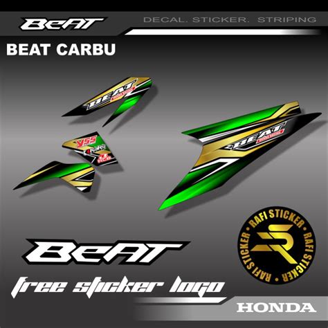 Jual Stiker Striping Beat Karbu Beat Lama Variasi Motor Honda Siker